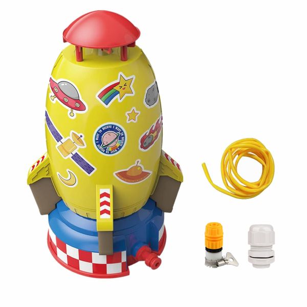 Rocket Toy, Outdoor Yard Sprinkler Toy Sprinkler Summer Toy