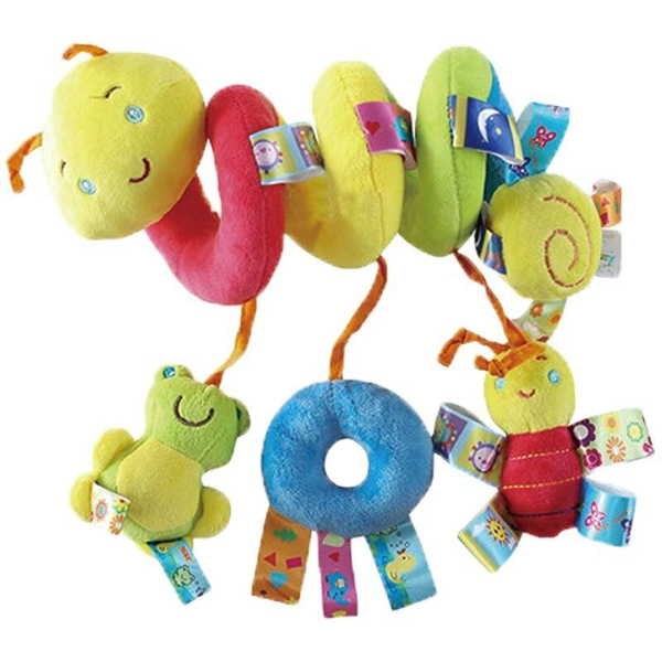 Baby Bed Spiral Caterpillar Soft Rattle XMYM-015