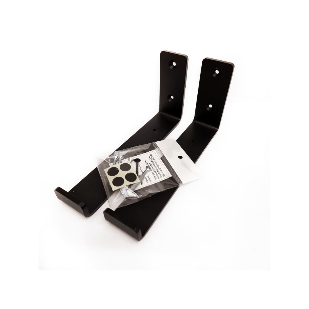 121 Decor Solid JShape Steel Shelving Brackets Set of 2 Shop Today