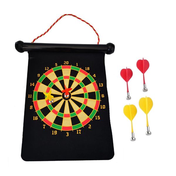 29cm Roll Up Double-Sided Magnetic Dart Board