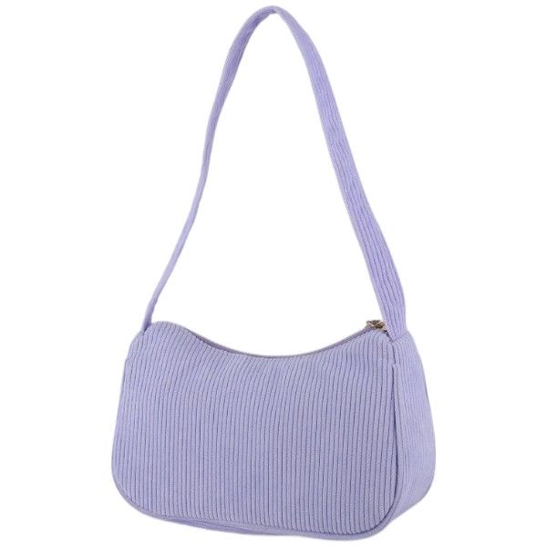 Minimalist Essential Corduroy Shoulder Bag