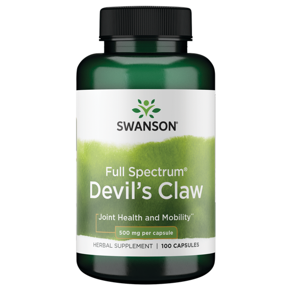 Swanson Full Spectrum Devil's Claw 500 mg - 100 Caps