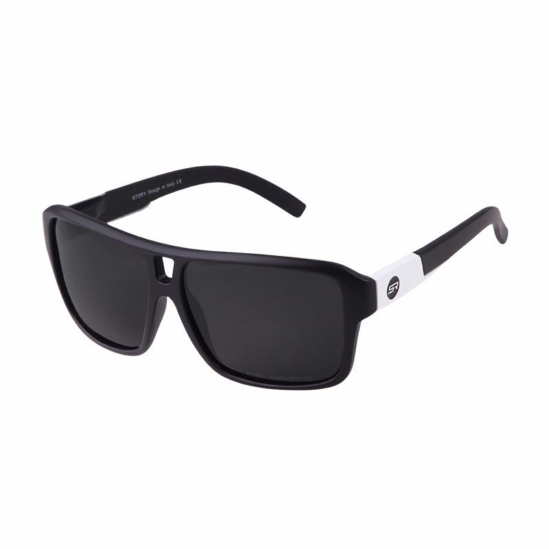 Story Polarized Sunglasses 100% UV Protection Black/White SR008 | Shop ...