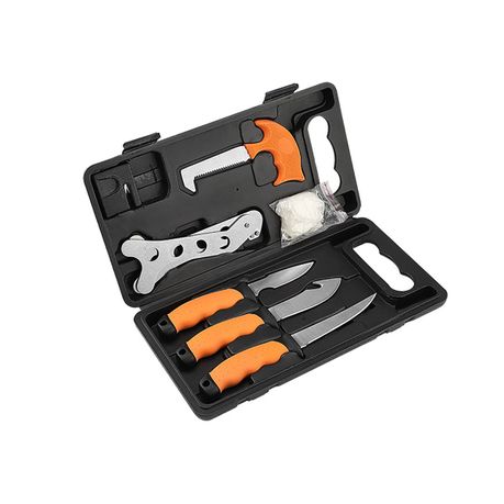 7Piece Hunting Deer Knife Set Multifunctional Stainless Steel Fishing Knife Image