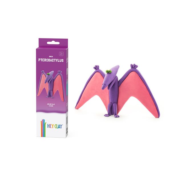 Hey Clay: Modelling Air-Dry Clay w Interactive App - Pterodactylus, 3 cans