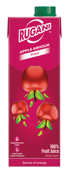 100% Pure Cloudy Apple Juice - 10 x 750ML Boxes