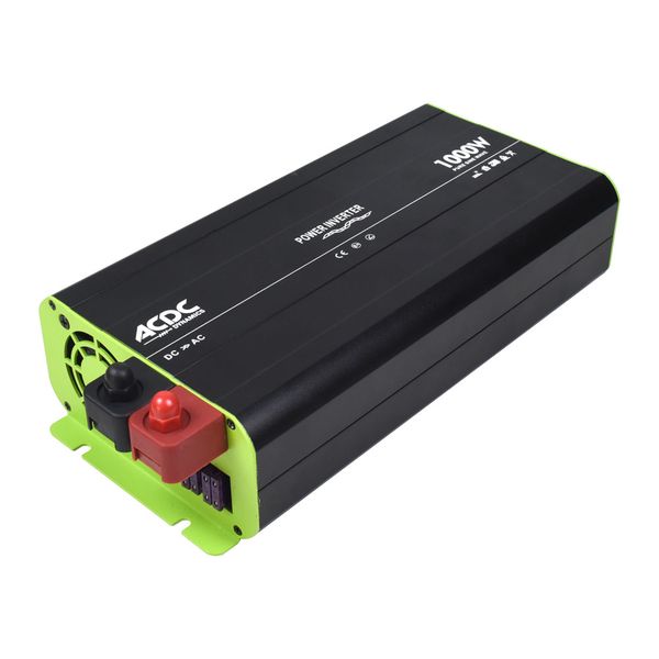 ACDC - 1000W Pure Sine Wave Inverter 12VDC To 230VAC C/W Charger