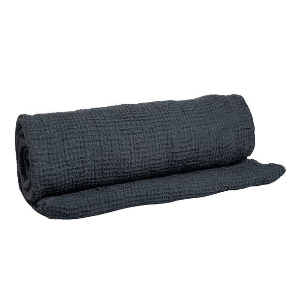 Con Amore - 100% Cotton Waffle Bath Sheet - Licorice