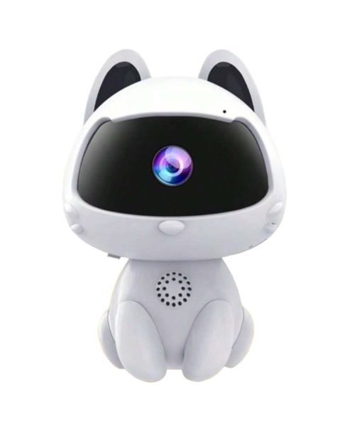 Delay-Free Motion Detection Cute Cat Camera - White