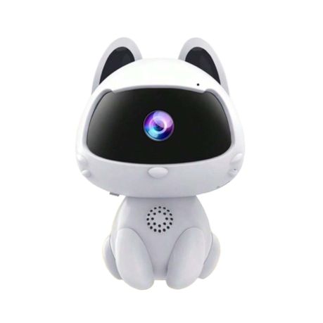 Delay-Free Motion Detection Cute Cat Camera - White Image