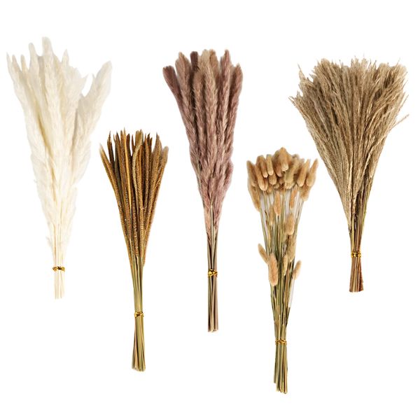 Decor Natural Brown Artificial Flowers For Home &amp; Event Decoration 120pcs