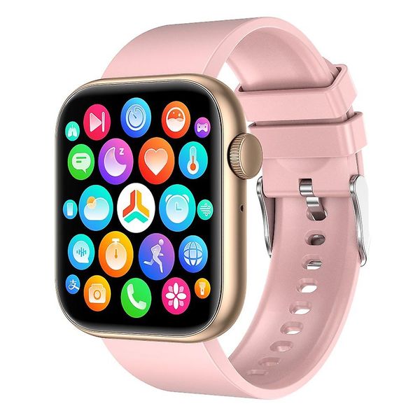 IP67 Water Resistant Smart Watch With Voice Assistant - Pink
