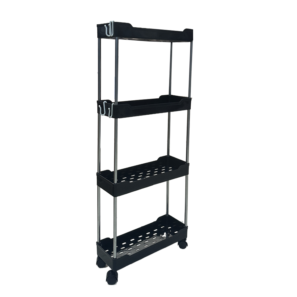 Black Multi Purpose 4-Layer Handcart