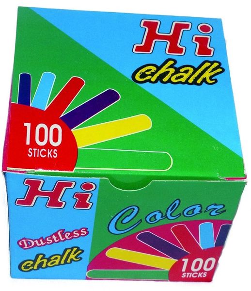 Hi Chalk, Coloured 100 Sticks