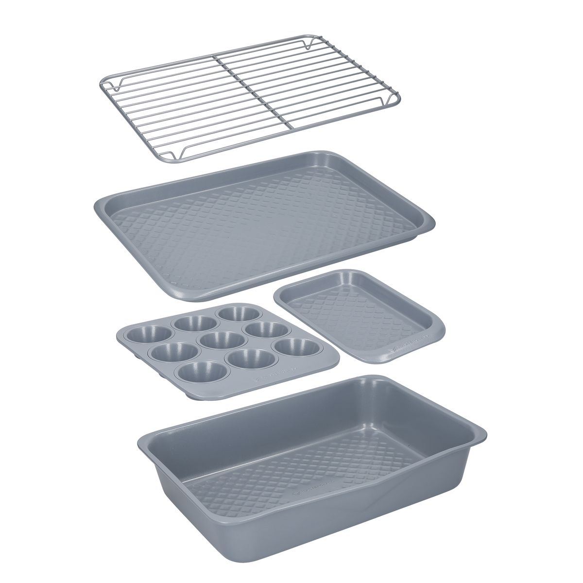 Staub Ceramics 4-pc Baking Pans Set, Casserole Dish With Lid, Brownie Pan, White