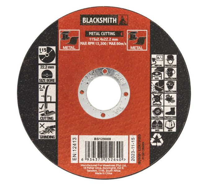 Steel Cutting Disc 115 x 2.4 mm
