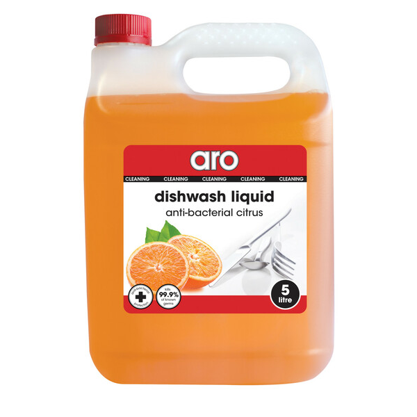 ARO Dishwash Liquid Anti-Bacterial Citrus (5 liter)
