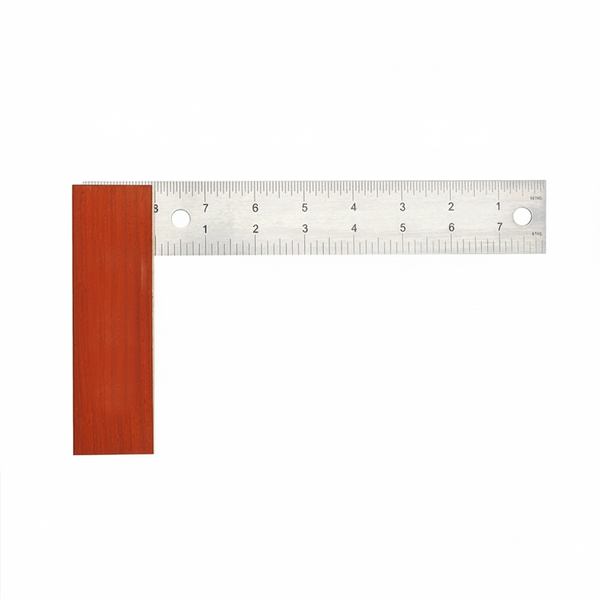 Workpro Stainless Steel 200mm Try Square for Woodworking