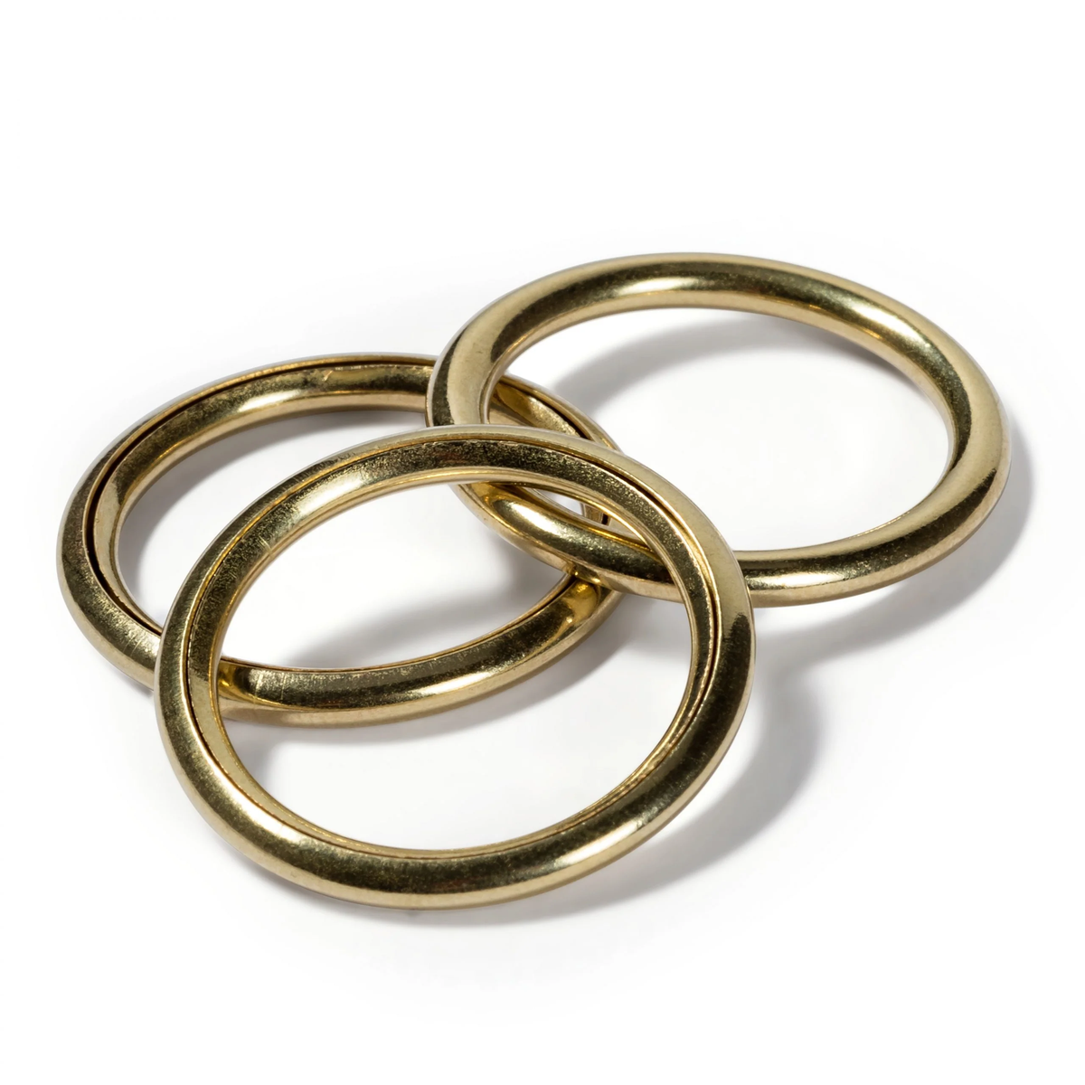 Prym Hollow Curtain Brass Rings 70mm Outer / 50mm Inner Diameter