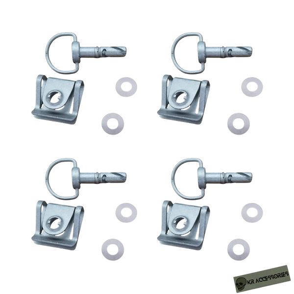 KR Quick Release Bolt/ Clips: (4-Piece)