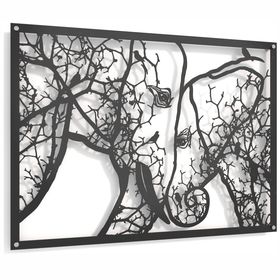 Mothers Warmth - Raised Metal Elephant Wall Art | Shop Today. Get it