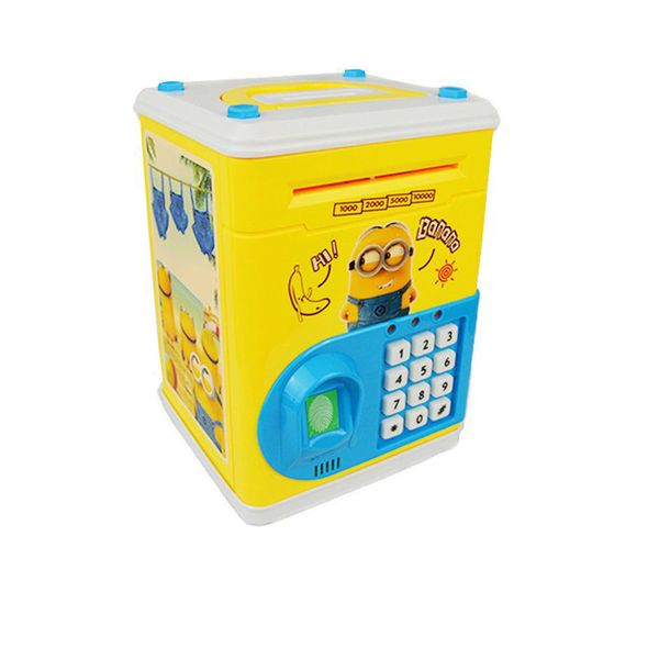 Children's Money Saving Box With Fingerprint &amp; Password-Hello Kitty