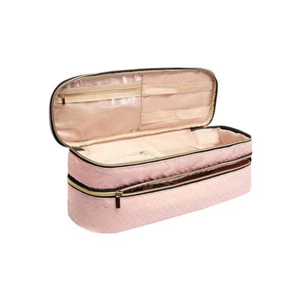 Double-Layer Styling Tools Organizer Case