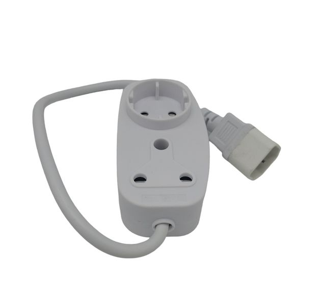 Selectrix 2500W 3 Prong &amp; EU to IEC Cord Adapter