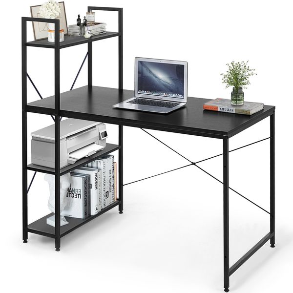 Computer Desk Storage Shelf Office Student Desk