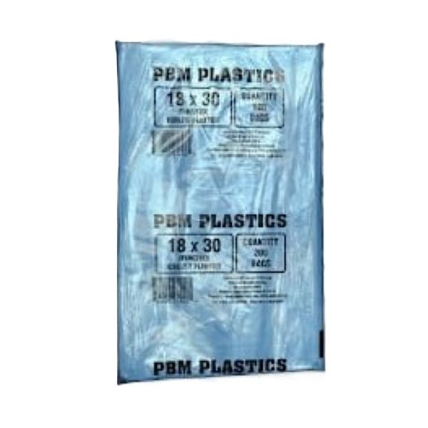 Clear Flat Poly Bags - 18cm x 30cm (3000 Bags) Open Top Plastic Packaging