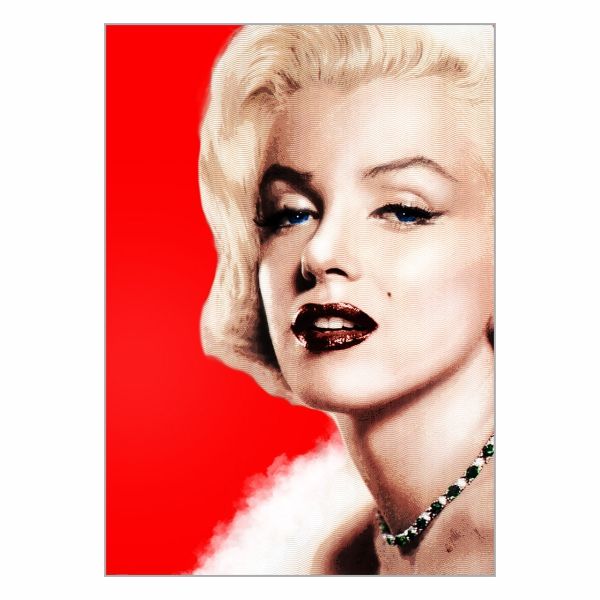 Marilyn Monroe Red Retro - A1 Poster