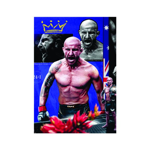 Alexander Volkanovski Fighting Pose - A1 Poster
