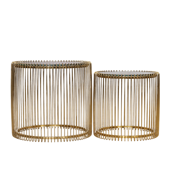Antilia Coffee Table Gold - Mirror Top