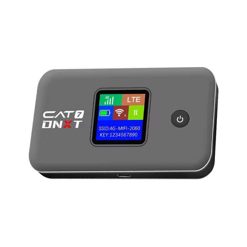 High-Speed 4G LTE Pocket WiFi Router with LED Display - 300Mbps