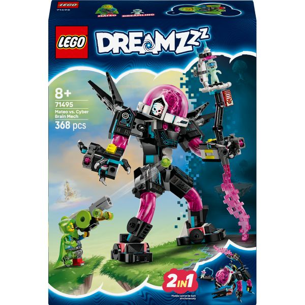 LEGO® DREAMZzz™ Mateo vs. Cyber Brain Mech Robot Toy 71495