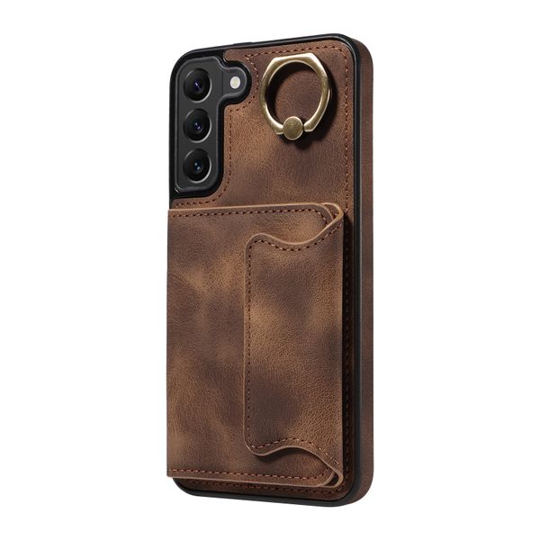 Flip Card Wallet Phone Case Compatible With Samsung S22 Plus