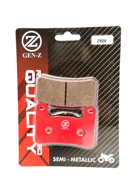 GEN-Z Semi-Metallic Front Brake Pads (Z806) Universal