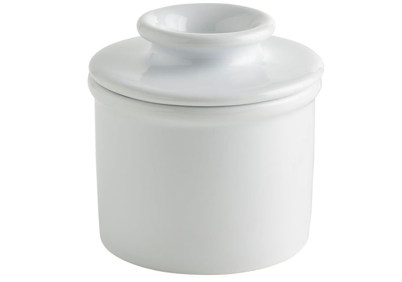 French Butter Dish - Butter Crock for Counter with Water Line for Fresh