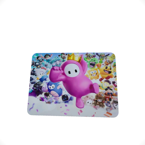 Fall Guys Pink D-Mouse Pad