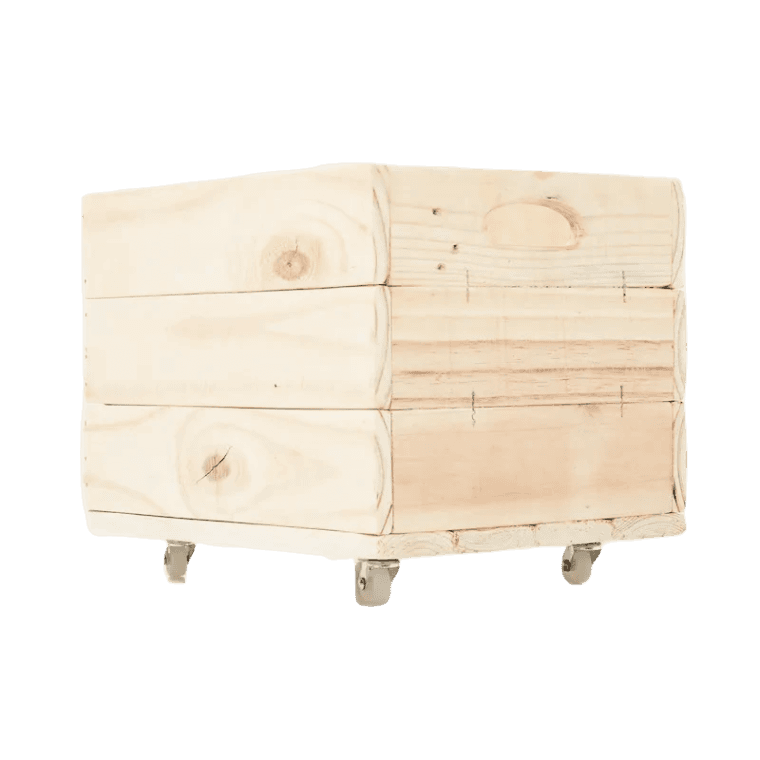 Pallet Wood Storage Crate on Wheels Shop Today. Get it Tomorrow!