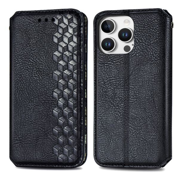 Flip Case Compatible With iPhone 16 Pro Max Magnetic Wallet Cover