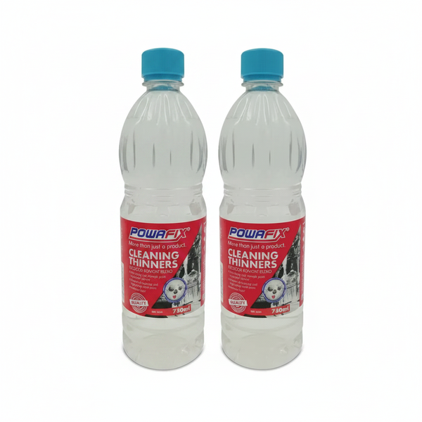 Powafix 750ml Recycled Cleaning Thinners for Paint &amp; Coating Prep - 2 Pack