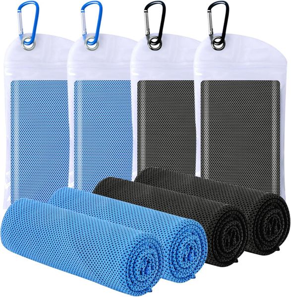 4 Cooling Towels for Neck Face and Sports