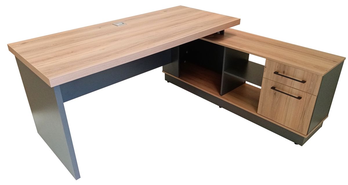 Brighton Corner Desk 200cm Right Shop Today. Get it Tomorrow