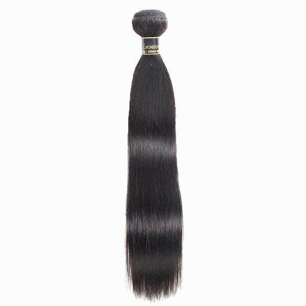 Joedir Peruvian Human Hair Straight Bundle 8Inches Black 100% Human Hair