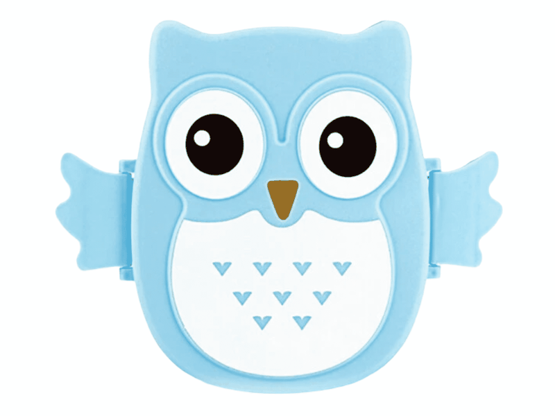 Owl Lunch Box - Blue
