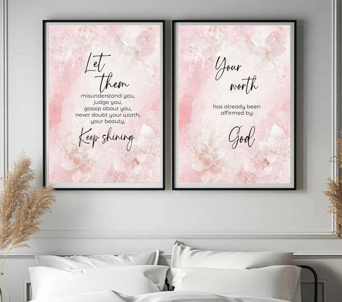 Let Them Wall Art Prints in A3 size Unframed