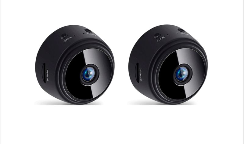 2 x Mini Wireless Camera 1080P HD