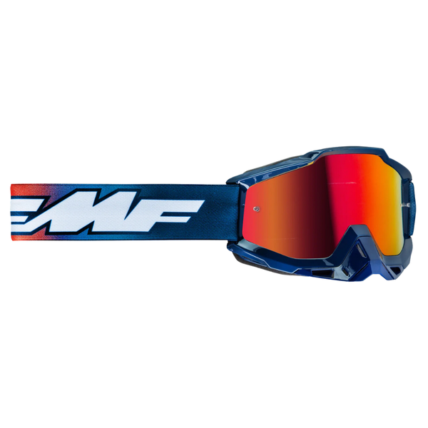 FMF PowerBomb Caselli Red Mirror Goggle