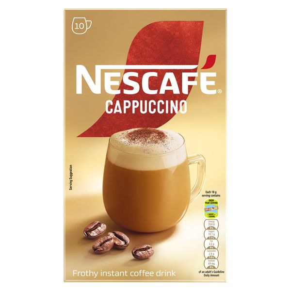 NESCAFÉ Cappuccino Original Instant Coffee 10 pack (10x18g)